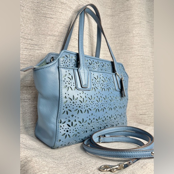 Coach Taylor Eyelet Satchel - Picture 7 of 10